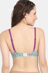 Rosaline Padded Wired Medium Coverage T-Shirt Bra - Dawn Blue — thumbnail 2
